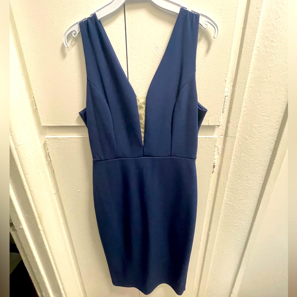 Cute Cocktail Blue Dress